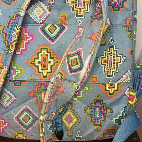 Vera Bradley Gray Laptop Backpack - Picture 5 of 13